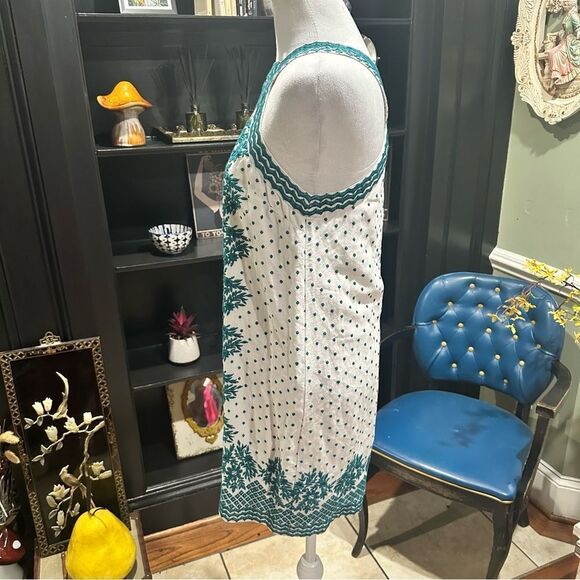 Anthropologies Maeve Natalie Embroidered Shift Dress Size 4 - Picture 7 of 15